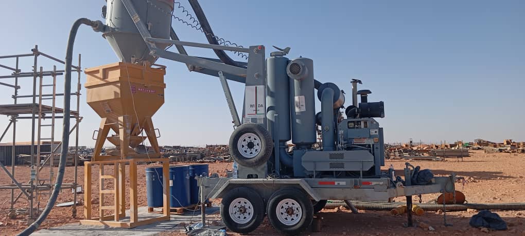 Dessablage par aspiration